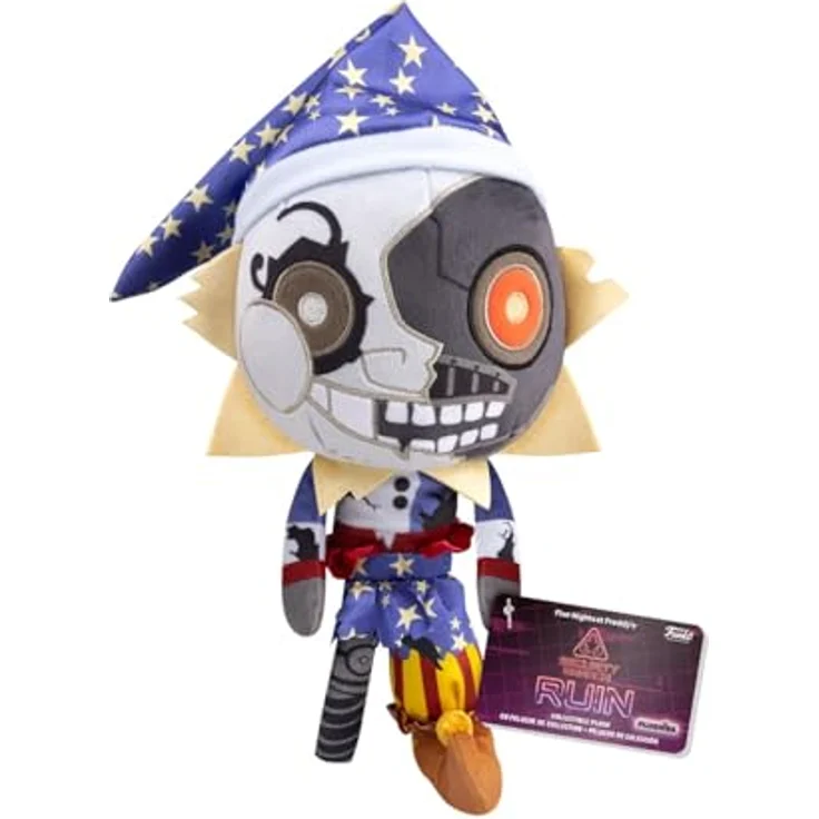 Funko Five Nights At Freddy's Ruin Moon Plüschtier, flauschige 17 cm große Plüschfigur, mehrfarbig – Bild 1