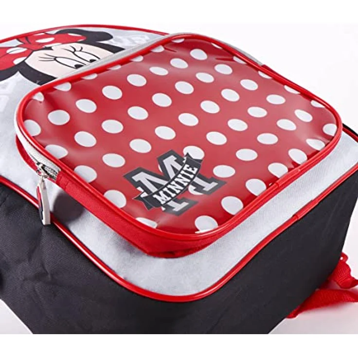 Disney Minnie Mouse Schulranzen – Trendiger Rucksack für Kinder, großzügiger Stauraum und gepolsterte Träger, 30 cm hoch, Polyester – Bild 6
