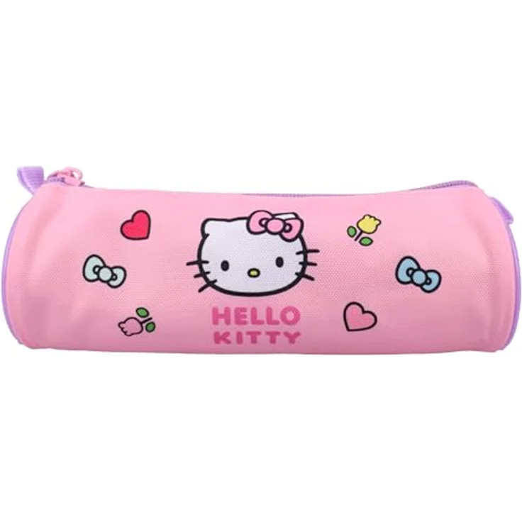 Hello Kitty Federmäppchen Sweet Charm, 7 x 21 x 7 cm, farbenfrohes Design – Bild 2