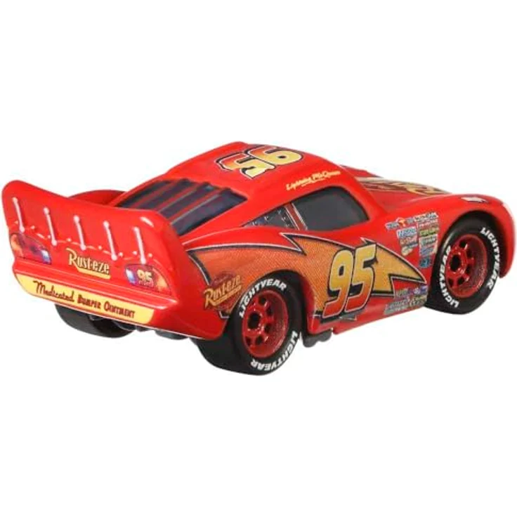 Auswahl Fahrzeuge Racing Style | Disney Cars | Die Cast 1:55 Auto | Mattel Lightning McQueen Rust-Eze Sign – Bild 4