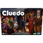 Hasbro Gaming Cluedo Gesellschaftsspiel, erneuertes Spiel für 2 bis 6 Spieler, Niederländisch