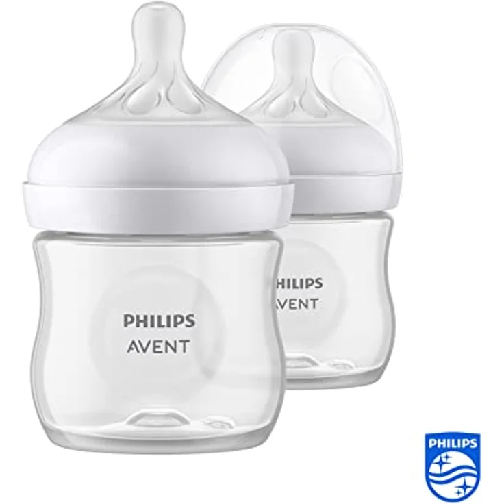 Philips Avent Natural Response Babyflasche – 2 x 125 ml Baby-Milchflasche für Neugeborene und älter, BPA-frei, 0+ Monate (Modell SCY900/02) - Preisvergleich – Bild 2