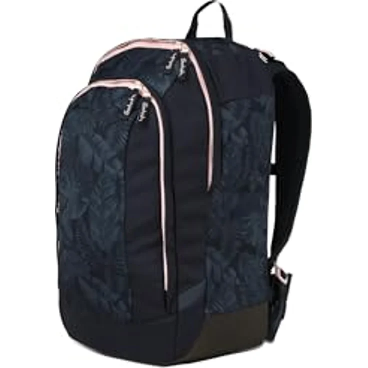 Satch air Schulranzen, gepolstert, 26L Stauraum, standfest, mit Laptopfach, Midnight Jungle - Blau – Bild 2