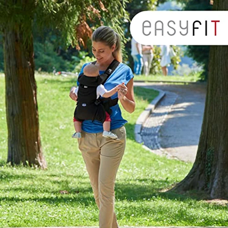 Chicco EasyFit, ergonomische Babytrage für Kinder bis 9 kg, hüftfreundlich, leicht anziehbar und verstellbar – Bild 2