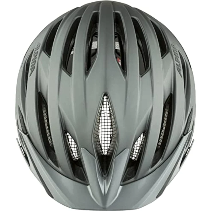 ALPINA GENT MIPS - Reflektierender, Optimal Sichtbarer & Sicherer MIPS Fahrradhelm Mit Fliegennetz Für Erwachsene, dark-silver matt, 55-59 cm – Bild 2