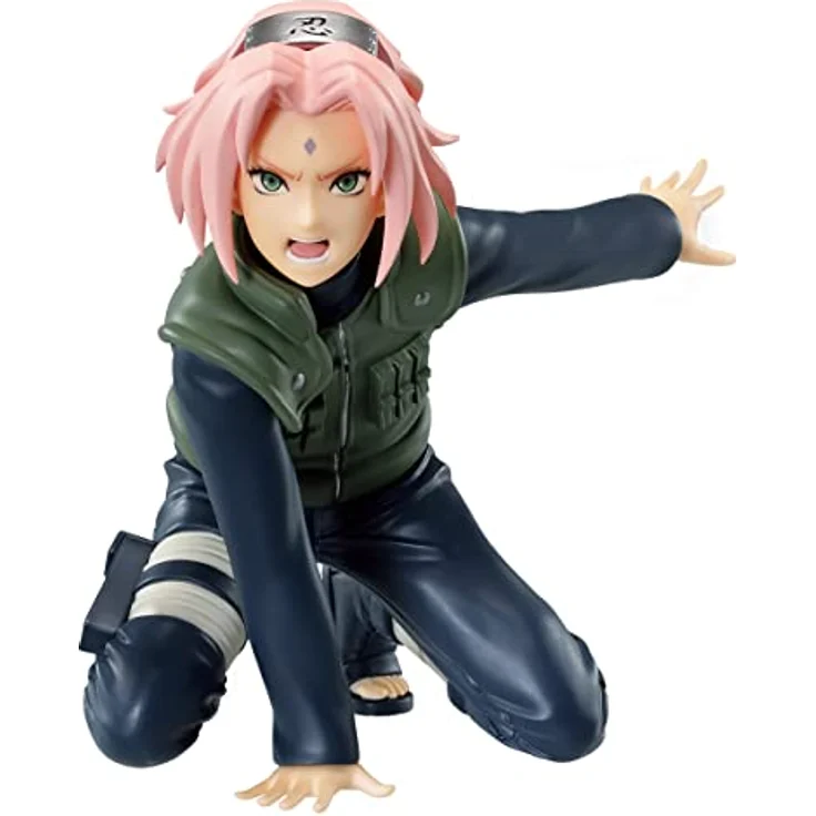 Banpresto NARUTO SHIPPUDEN - Haruno Sakura - PVC Sammelfigur, 9 cm, detailreiche Ausführung – Bild 2