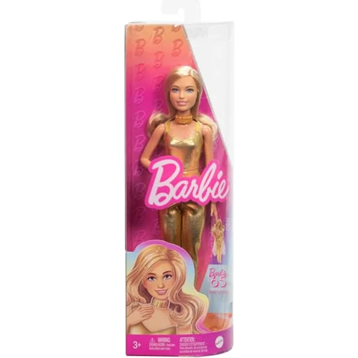 Barbie Anziehpuppe Fashionistas 65-jähriges Jubiläum welliges blondes Haar – Bild 6