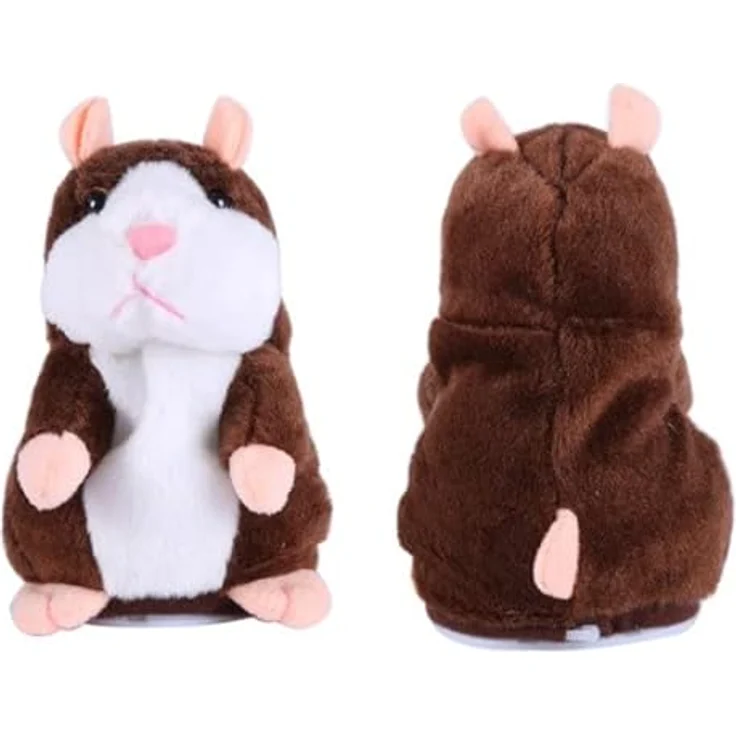 RETOO Sprechende Hamster Wiederholt Talking Plüschtier Elektronische, Lustige Kinder Stofftiere,Record Spielzeug Interaktives für Baby Kinder Kids, Early Learning, Geburtstagsgeschenk – Bild 3