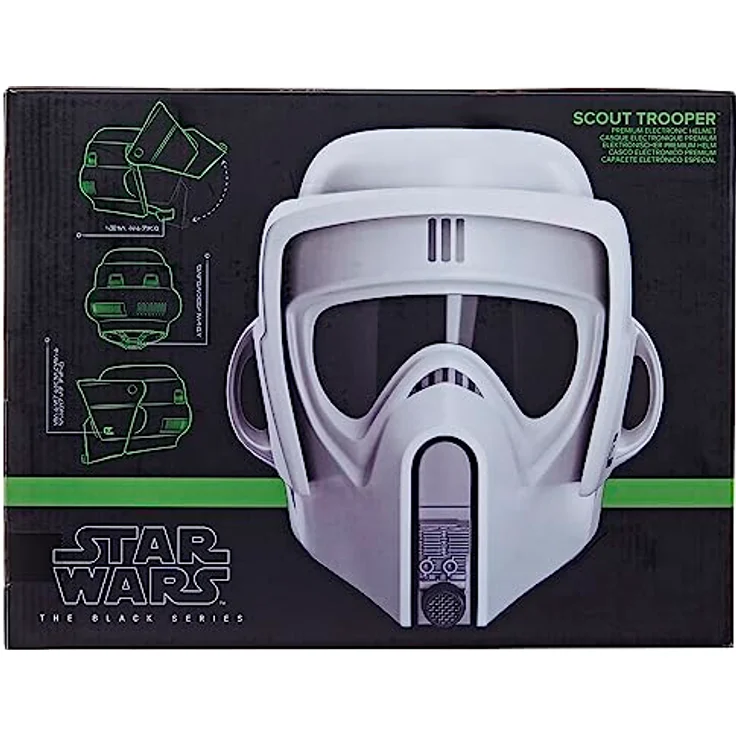 Star Wars Hasbro F6911 Black Series Scout Trooper Premium Elektronischer Helm, Return of The Jedi Adult Roleplay Item – Bild 2