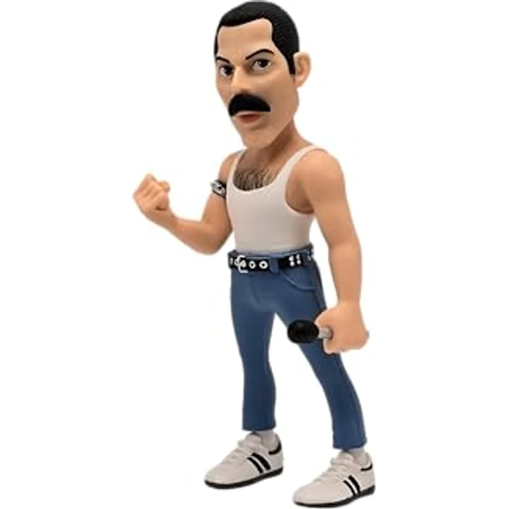 MINIX - Music #105 - Freddie Mercury - Sammelfigur 12 cm - Offiziell lizenzierte PVC Figur -  in einer Ausstellungsbox - 12 cm groß – Bild 2