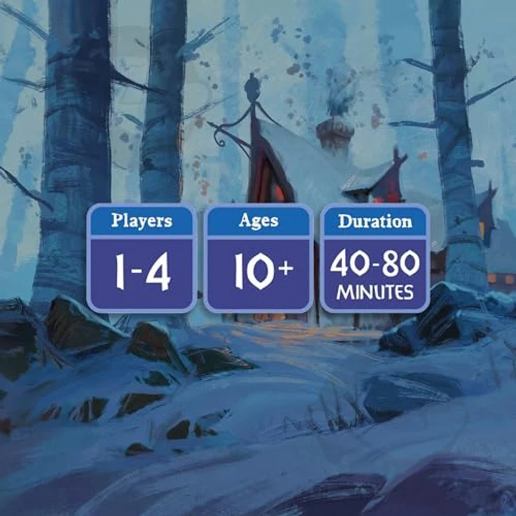Tabletop Tycoon Everdell Silverfrost Essentials Edition, eigenständiges Brettspiel mit atemberaubender Kunst und Erkundungselementen – Bild 8