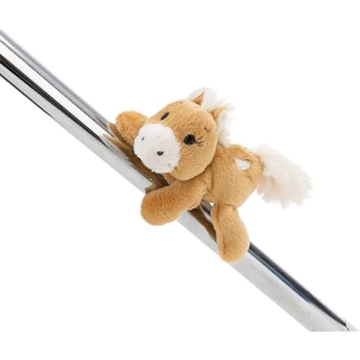 NICI MagNICI Pferd Holly K. Pony 12cm, braun, Kuscheltier mit Magnet für Metalloberflächen – ideales Geschenk für Pferdefans | 62232 – Bild 1