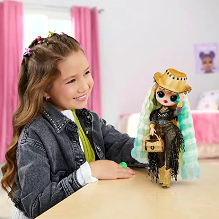 LOL Surprise OMG Fashion Doll - WESTERN CUTIE - Packe die fabelhaften Überraschungen und Accessoires aus- Inklusive Modepuppe, Outfit und Puppenständer- Tolles Geschenk für Kinder im Alter ab 4 Jahren – Bild 3