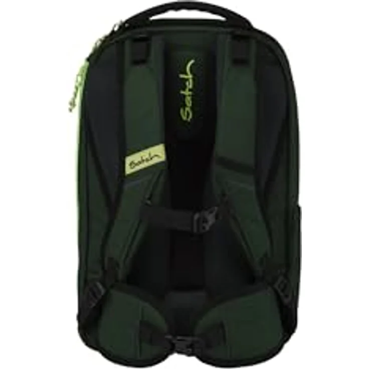 Satch con:next Schulrucksack, ergonomisch, wasserdicht, leicht, mit Laptopfach und Heftebox, Urban Green - Grün – Bild 4