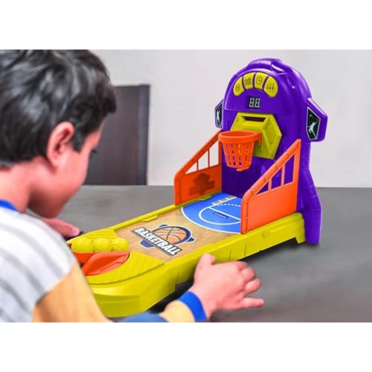 Lexibook JG910, Elektronisches Tisch-Basketballspiel mit Lichtern und Geräuschen, 3 Schwierigkeitsgrade, Einzel- und Mehrspielermodus, für Kinder ab 5 Jahren – Bild 5