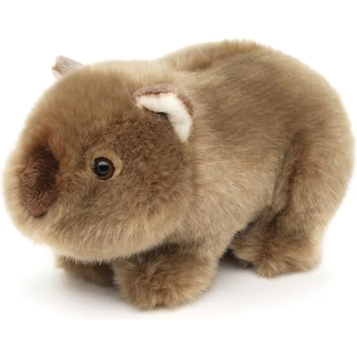 Uni-Toys Wombat Plüschtier, 19 cm, flauschig und hochwertig verarbeitet, 100% recycelte Polyesterwolle – Bild 1