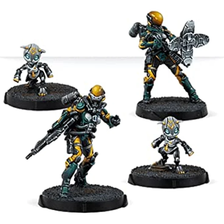 Infinity Tian Gou, Orbital Activity Squad Box, Sammelfigur der himmlischen schwarzen Hunde mit Boarding Shotgun und Jammer – Bild 2