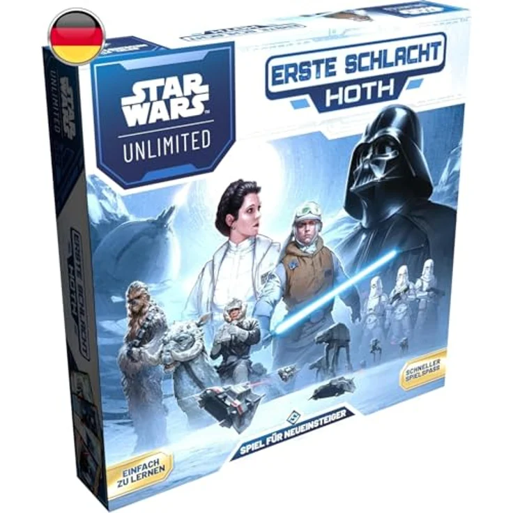 Asmodee Star Wars: Unlimited TCG – Erste Schlacht Hoth – Sammelkartenspiel-Starter-Set mit 2 vorgefertigten Decks, für Kinder und Erwachsene ab 12 Jahren, Deutsch, 20 Minuten Spielzeit – Bild 1