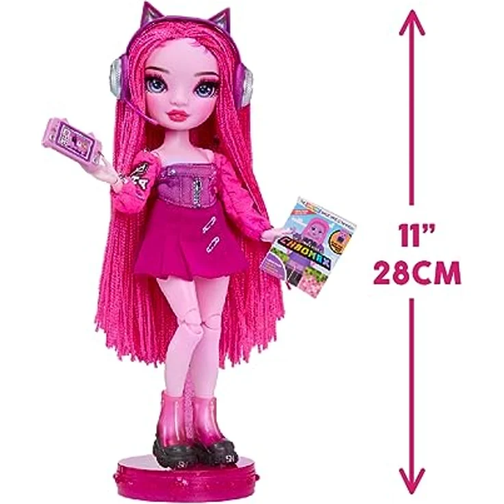 Rainbow High Shadow High Serie 3 - Pinkie James - Pinkfarbene Modepuppe - Modisches Outfit und mehr als 10 Bunte Spielaccessoires - Ideal für Kinder von 4-12 Jahren und Sammler – Bild 3