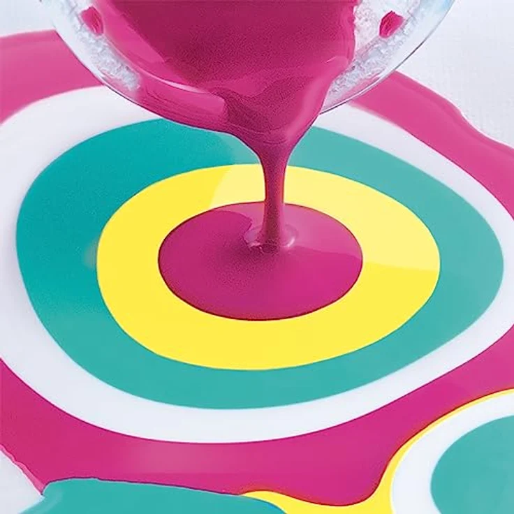 Canal Toys Studio Peinture Pouring Art, Acrylgießen Set zur Fluidmalerei, kreative Kunsttechnik – Bild 9