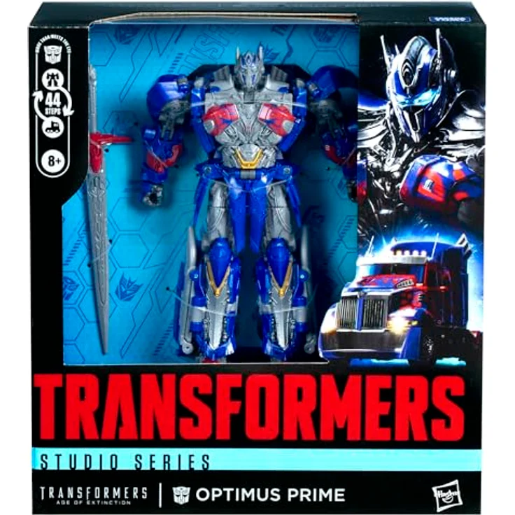 Transformers Studio Series Leader-Klasse Optimus Prime Action-Figur, 21,5 cm beweglich, 2 in 1: Roboter und Truck, mit Schwert und Schild – Bild 4