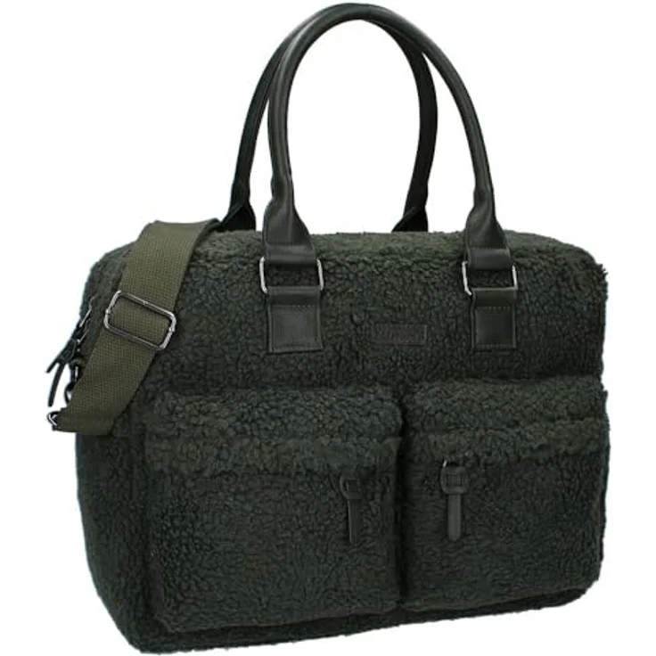 Vadobag Wickeltasche Care Vienna Hello Little One, 2-tlg. Set mit Wickelunterlage, geräumige Vordertaschen, verstellbarer Schultergurt, Aufhängevorrichtung für Kinderwagen – Bild 1