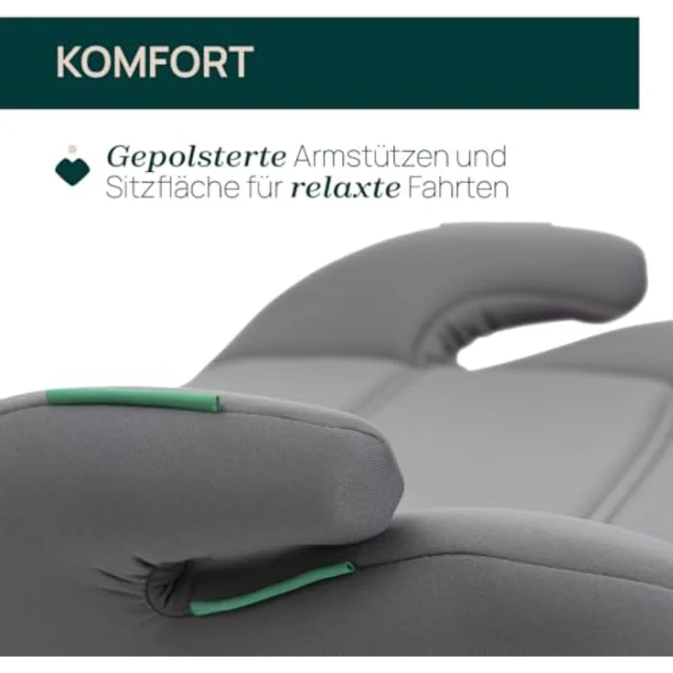 Chicco Quasar I-Size, Kindersitzerhöhung für Kinder von 125 bis 150 cm, weich gepolsterte Armlehnen – Bild 6