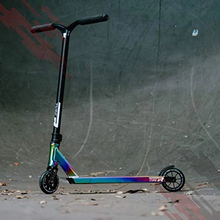 Root Industries Stuntscooter Root Industries Type R Stunt-Scooter H=82,5cm Neochrom, Kompletter Stunt-Scooter mit Aluminium Deck und 110mm Rollen – Bild 2