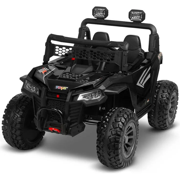 TOYZ Off-Road Batteriefahrzeug Blaze, 4x45W 12V, für 2 Kinder, mit Fernsteuerung, Schwarz, 145x89x94 cm