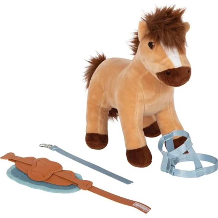 Small Foot Kuscheltier Spielset Pferd mit Stall und Zubehör, Plüschpferd, mehrfarbig, inkl. Taschenstall und modularer Zaun – Bild 15