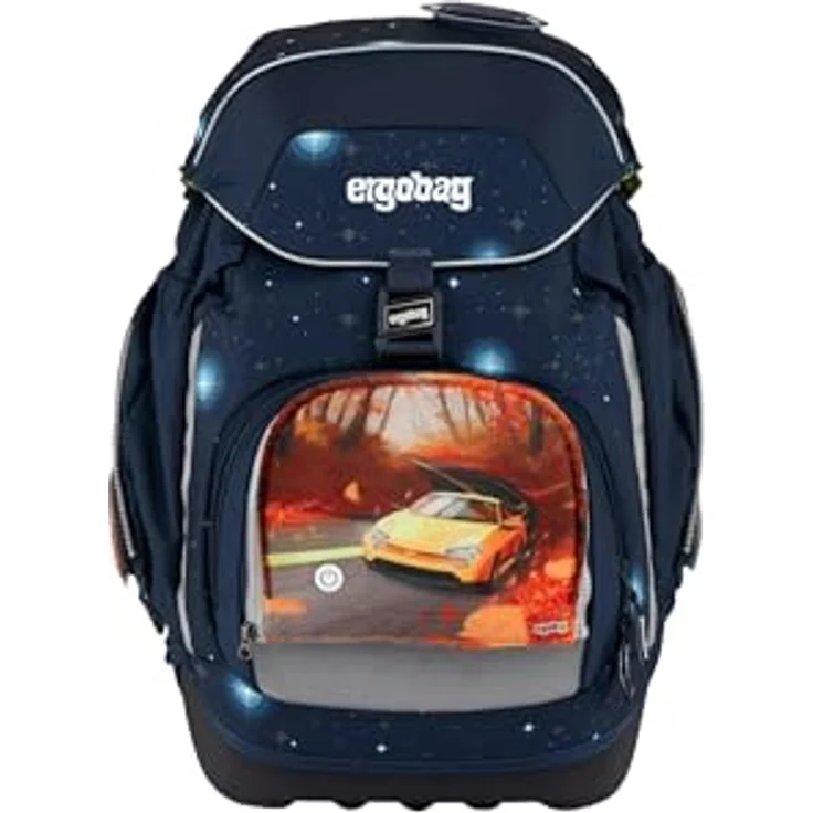 ergobag Schulranzen LED Zippie, reflektierend mit wechselbaren Designs für Kreative – Bild 2