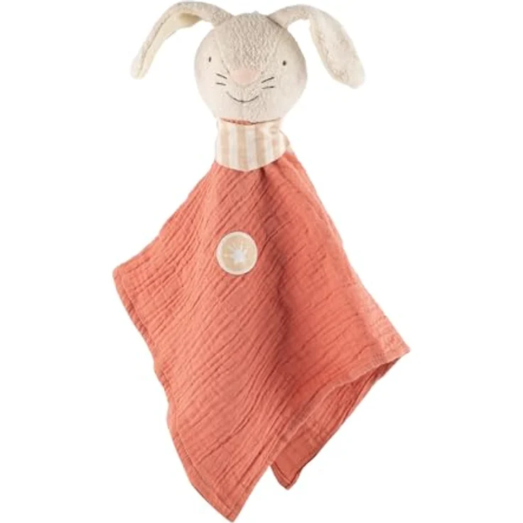 Sigikid Schnuffeltuch Hase Tiny Tissues, Baby Geschenk in zarten Farben mit besonderen Stoffen und greifbaren Elementen – Bild 1