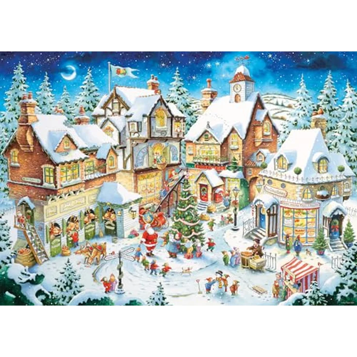 Ravensburger Puzzle 12001271 - 50-jähriges Jubiläum: Weihnachtsdorf Limited Edition - 1000 Teile Puzzle für Erwachsene und Kinder ab 14 Jahren, Weihnachts-Puzzle, hochwertige Qualität und perfekte Passform – Bild 1