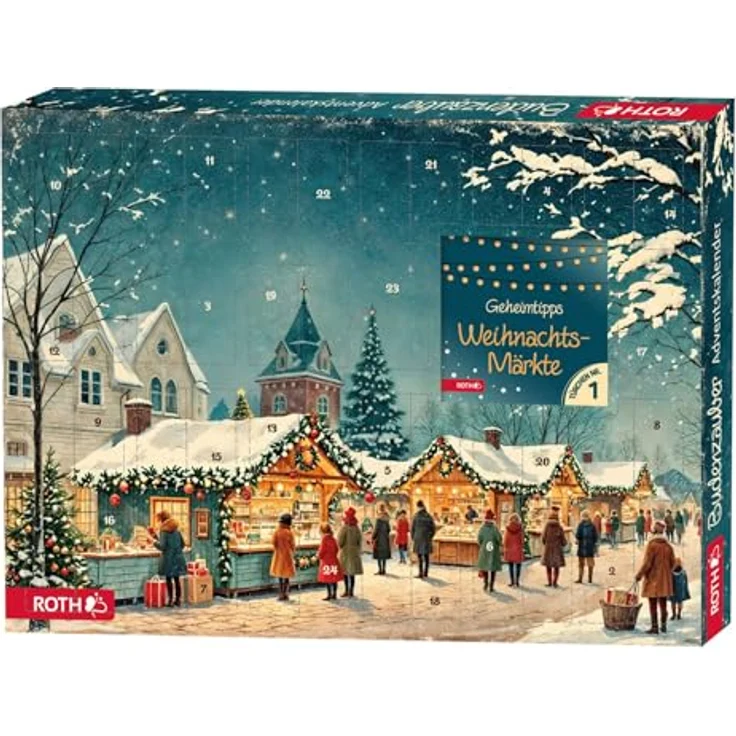 Huber-Kölle Budenzauber Adventskalender, 24 Überraschungen für weihnachtliche Vorfreude, flaches Format – Bild 2