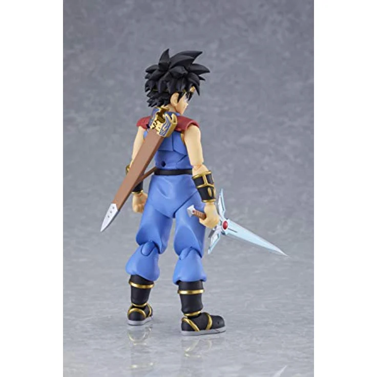 Good Smile Company Dragon Quest ADV of DAI DAI FIGMA AF, Sammelfigur mit 3 Gesichtsplatten, Schwert und Effekt-Teil – Bild 4