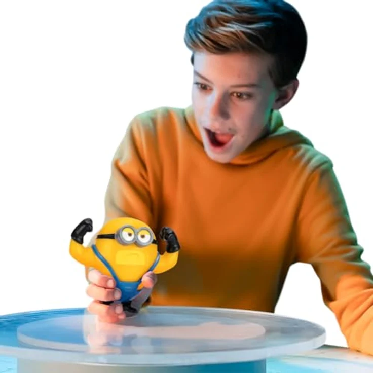 MINIONS Superbiegsamer Mega Dave, Actionfigur aus „Ich – Einfach unverbesserlich 4“, dehnbar bis zu 3X mit Wasserperlen-Füllung – Bild 4