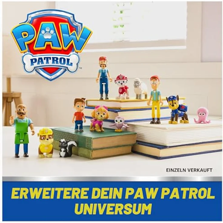 Spin Master PAW Patrol PAW FGR Story Figure Pack Skye und Alex Porter, 5 cm und 7,5 cm Figuren, Mehrfarbig – Bild 7