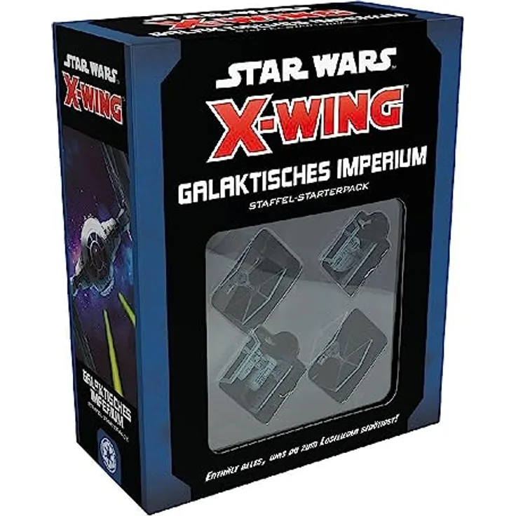Atomic Mass Games Star Wars: X-Wing 2. Edition - Galaktisches Imperium Staffel, Starterpack mit TIE/Jägern und umfangreichem Spielmaterial (Deutsch)