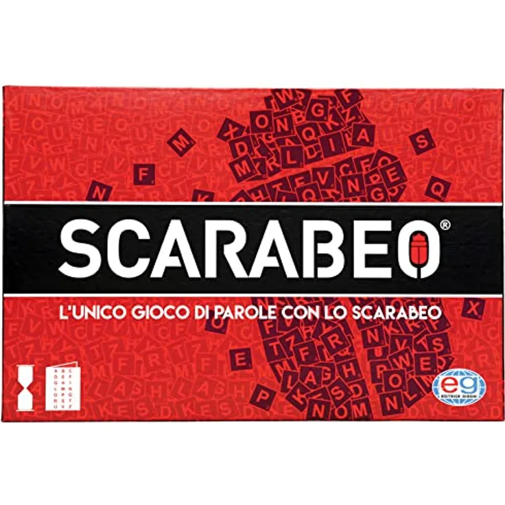 Spin Master Games Editrice Giochi 1052302 - Scarabeo, New Edition Brettspiel mit eleganten Holzchips