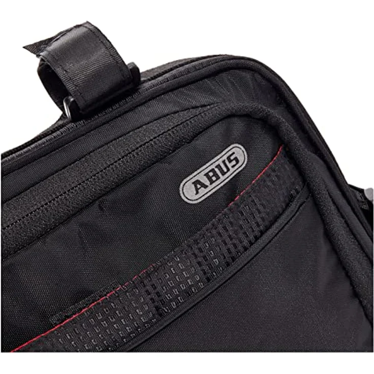 ABUS Fahrradtasche Oryde ST 2250 - Rahmentasche mit Klettband - wasserabweisendes Material - Schwarz – Bild 4