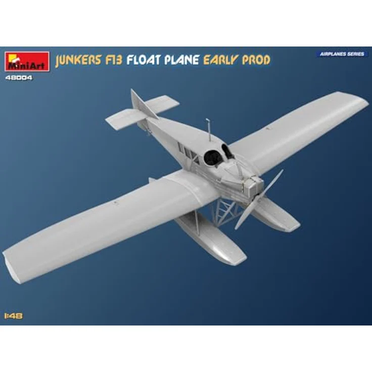 MiniArt 48004, 1:48 Junkers F13 Wasserflugzeug, detaillierter Plastik Modellbausatz zum Zusammenbauen – Bild 5