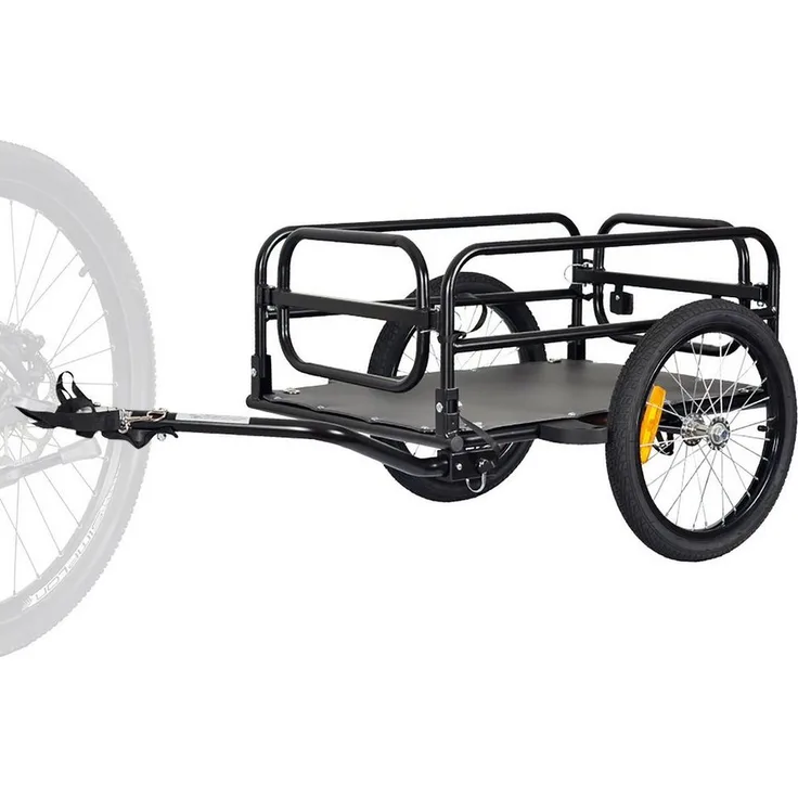 TIGGO Fahrradanhänger Tiggo Klappbar Fahrrad Lastenanhänger 70 Liter, Strapazierfähiger Stahlrahmen, Schwarz - Preisvergleich