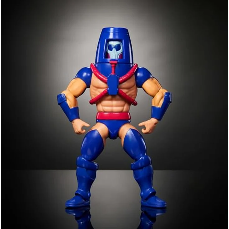 Masters of the Universe Origins Man-E-Faces Actionfigur, ca. 14 cm groß, Heroic Warrior mit Wechselgesichtern und Mini-Comic-Heft, JBM80 – Bild 3