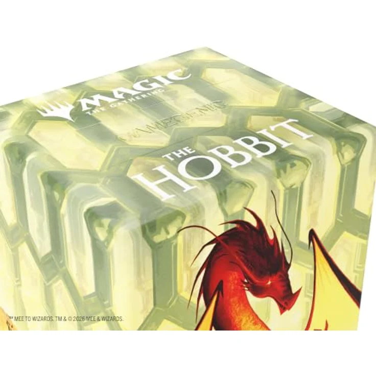 Gamegenic MTG Der Hobbit Bastion 80+ XL Kartenbox, robuste Deckbox für bis zu 80 Karten mit Smaug-Motiv – Bild 6