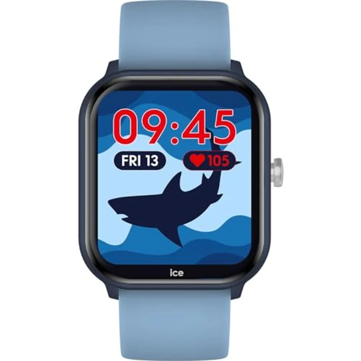 ICE-WATCH Smart Watch 024296, Kinder-Smartwatch mit AMOLED-Display, Blau Silikonband und Herzfrequenzmesser – Bild 2