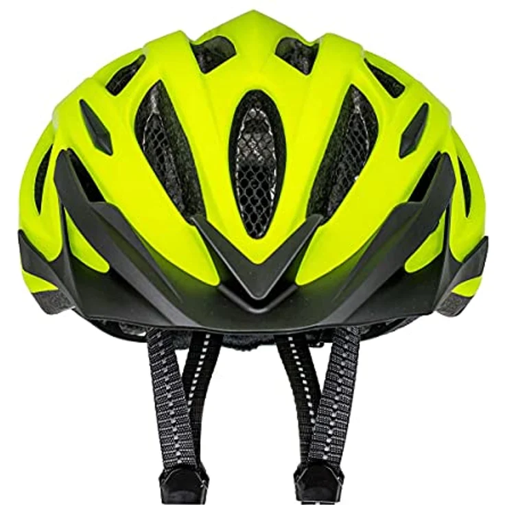 Airtracks Fahrradhelm Savage KJ-201 - Leichter Allround MTB Helm für Erwachsene, verstellbar, Neon-Matt, S/M 53-58cm – Bild 3