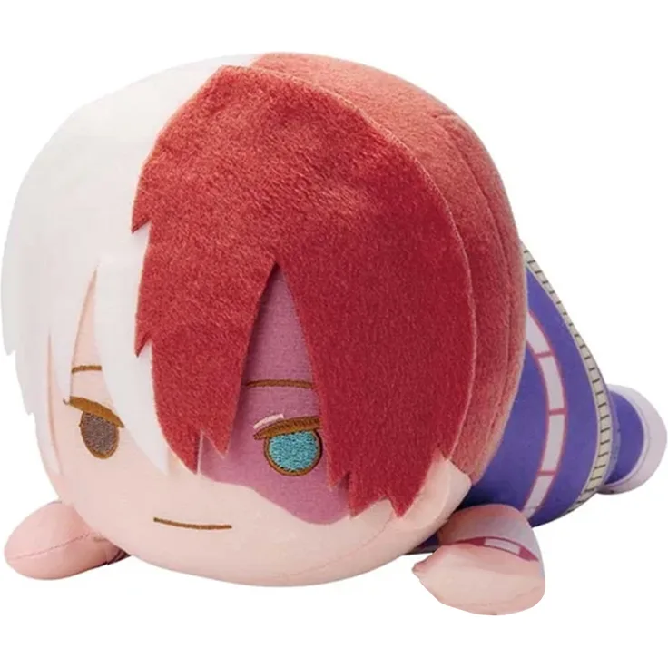 Bandai Banpresto MY HERO ACADEMIA - Ochaco Urarakai Lying Down großer Plüsch (22 cm) - Hochwertiges Plüschtier für Fans und Sammler in der Farbe Weiß