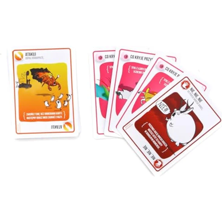 Rebel Eksplodujące Kotki (nowa edycja), Brettspiel für 2-7 Spieler, strategisch und unterhaltsam, mehrfarbige Gestaltung – Bild 4