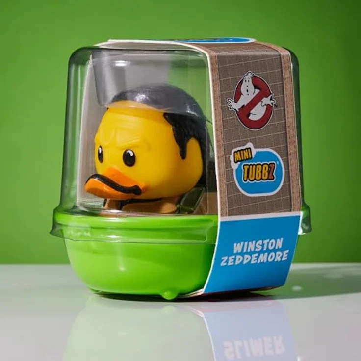 TUBBZ Mini: Ghostbusters - Winston Zeddemore Cosplaying Rubber Duck, 5 cm große Vinyl Sammelfigur – Bild 2