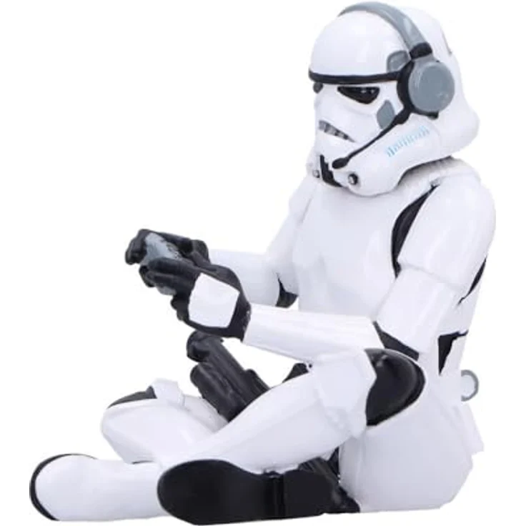 Nemesis Now Original Stormtrooper Figur Game On!, 10 cm handbemalt aus hochwertigem Resin mit Gaming-Controller und Headset – Bild 2